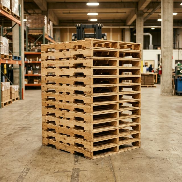 Grade 1 Recycled Pallets - Serv-U-Pallets Inc. Ontario